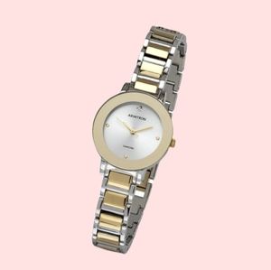 SOLD: Armitron Two-Tone and Silver Diamond Dial  Dress Wrist Watch